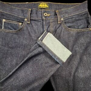 Brave Star Selvage Jeans Mens 31x29 The Slim Taper Selvedge Indigo USA Denim